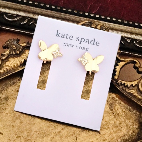kate spade Jewelry Kate Spade In A Flutter Butterfly Earrings